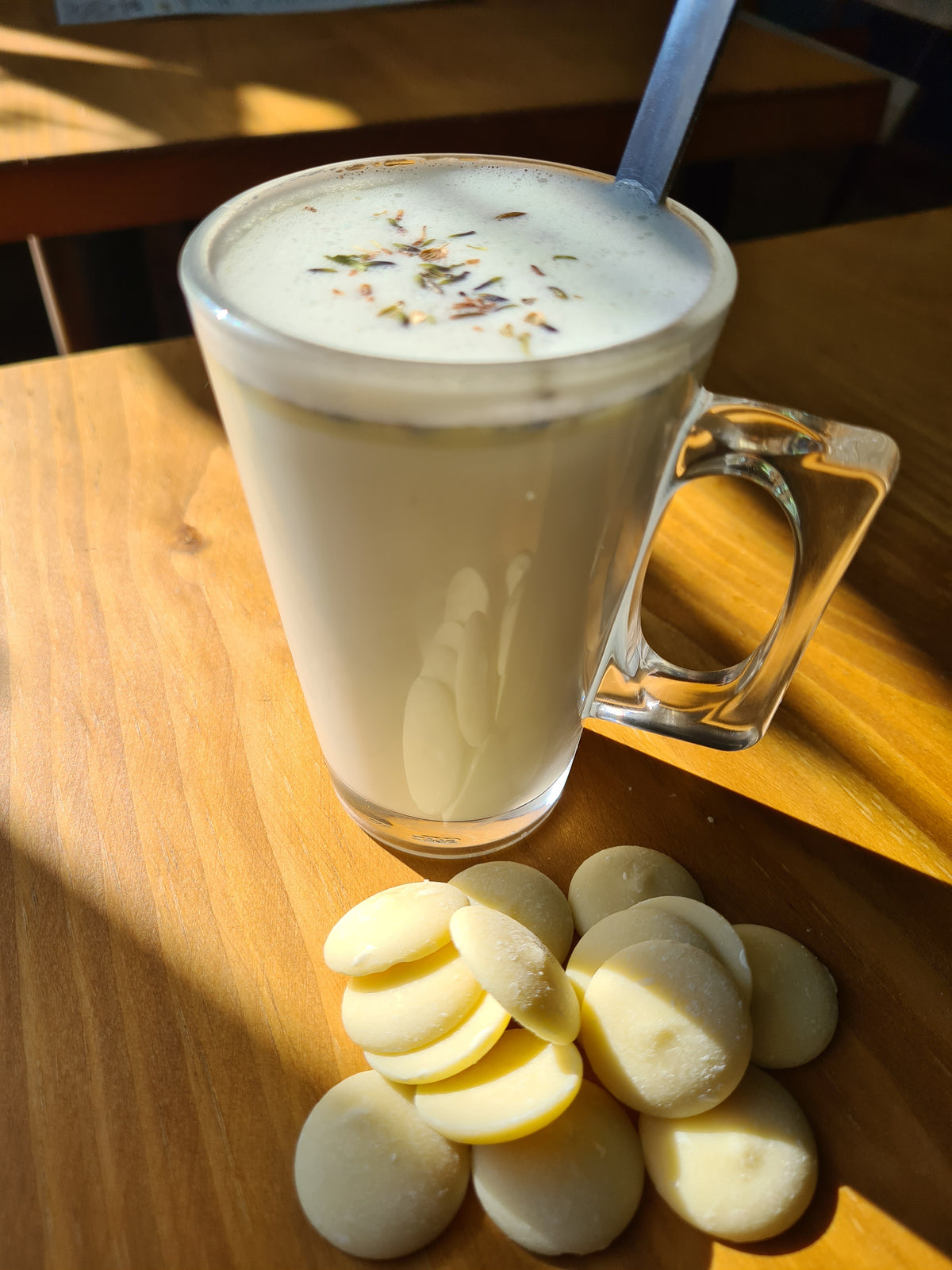Lavender White Hot Chocolate Pouch